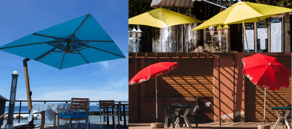 Various Parasol Patio Umbrella Examples